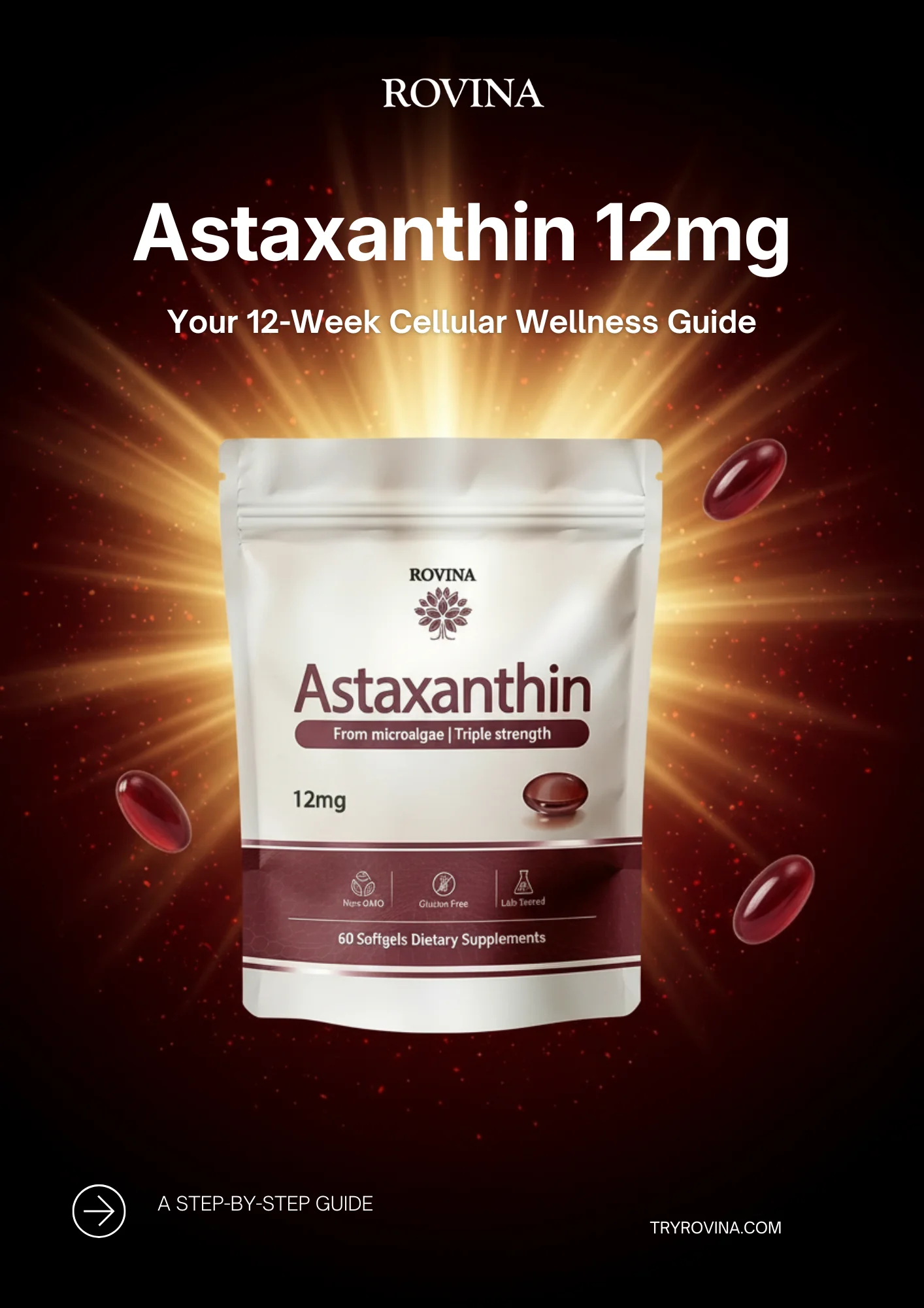 Rovina Astaxanthin - 12 Week Cellular Wellness Guide E-Book
